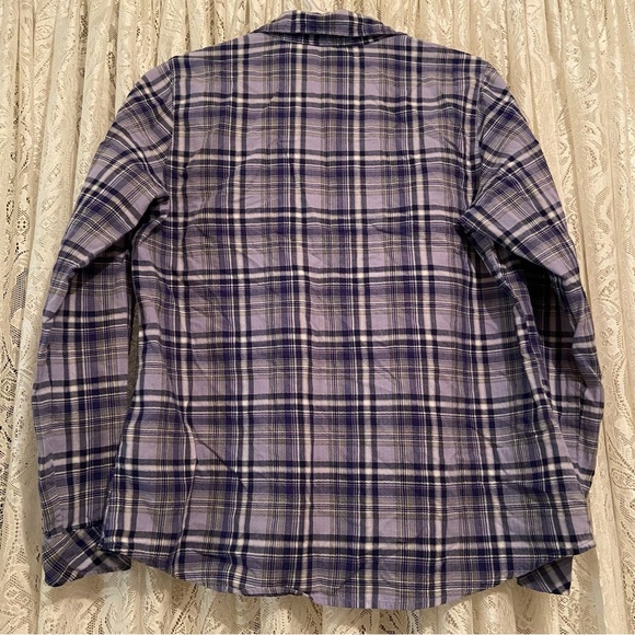 Northern Reflections plaid cotton long sleeved button down. - Picture 2 of 3